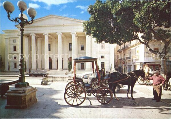 Pferdekutschen Law Courts Malta