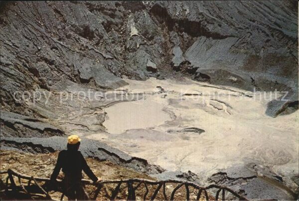 Vulkane Geysire Vulcans Geysers Crater Tangkuban-Perahu Mountain