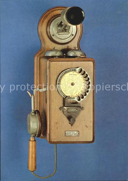 Telefon Fernsprechwandapparat Selbstanschlussbe