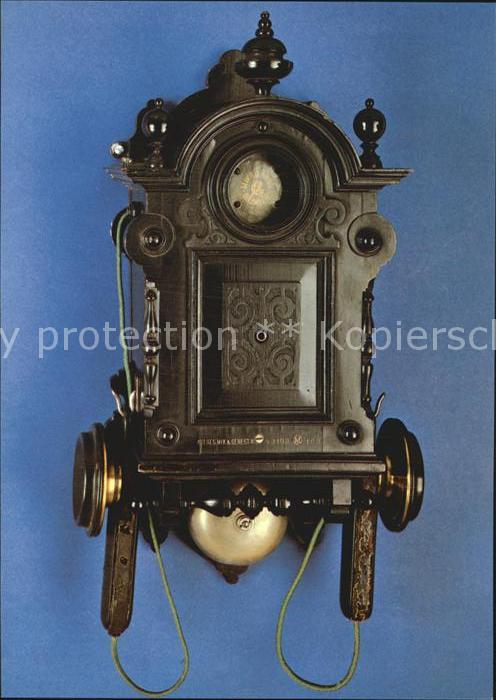 Telefon Fernsprechwandapparat um 1895