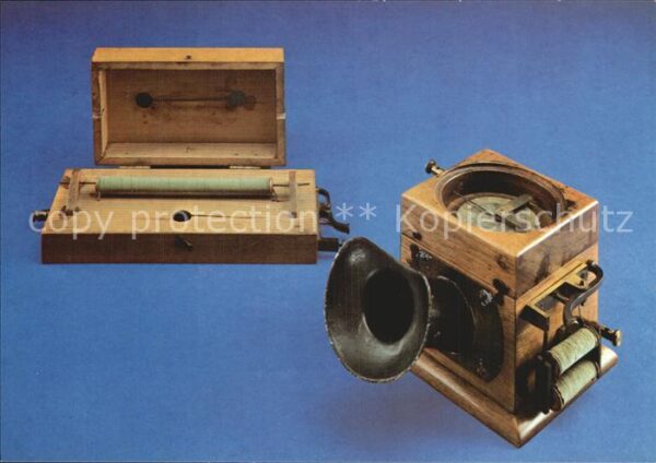Telefon Ph. Reis Empfänger und Geber 1863