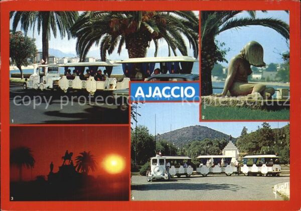 Touristenzug Ajaccio Petit Train Boulevard Lantivy P