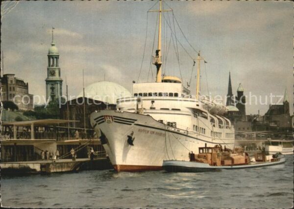 Schiffe Ships Navires Wappen von Hamburg Hamburg St. Pauli-La