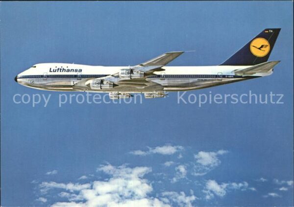 Lufthansa Boeing Jet 747