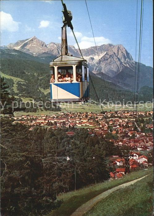 Seilbahn Wankbahn Zugspitzgruppe Garmisch-Parten