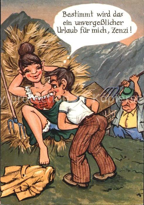 Humor Alm Unvergesslicher Urlaub Mistgabel He