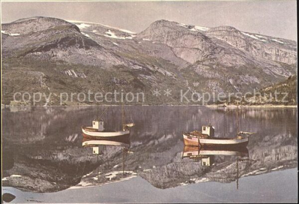 Boote Fischkutter Norwegen Bonnasjoen Nordlan
