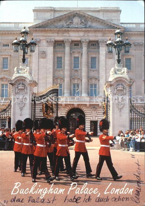 Leibgarde Wache London Buckingham Palace