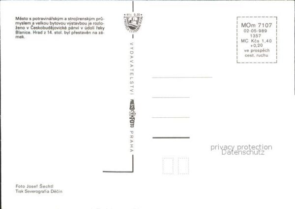 Pisek Tschechien Stadtansichten – Bild 2