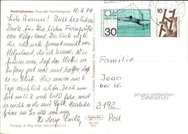 Recklinghausen Westfalen Haus Ruhrfestspiele – Bild 2