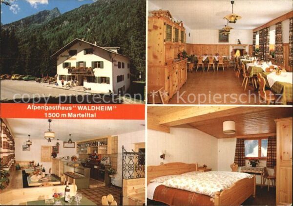 Martelltal Alpengasthaus Waldheim St Maria