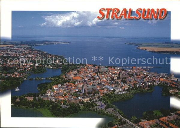 Stralsund Mecklenburg Vorpommern Luftaufnahme Ansicht