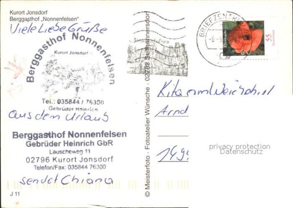 Jonsdorf Berggasthof Nonnenfels – Bild 2