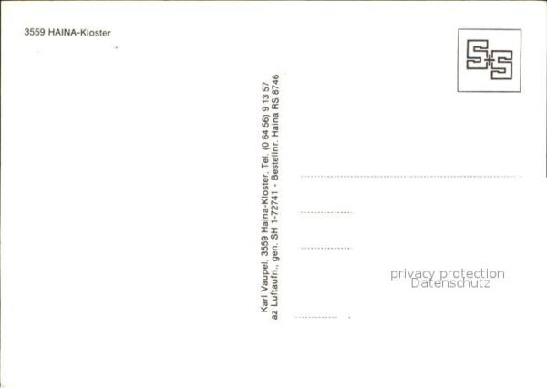 Haina Kloster Luftaufnahme – Bild 2