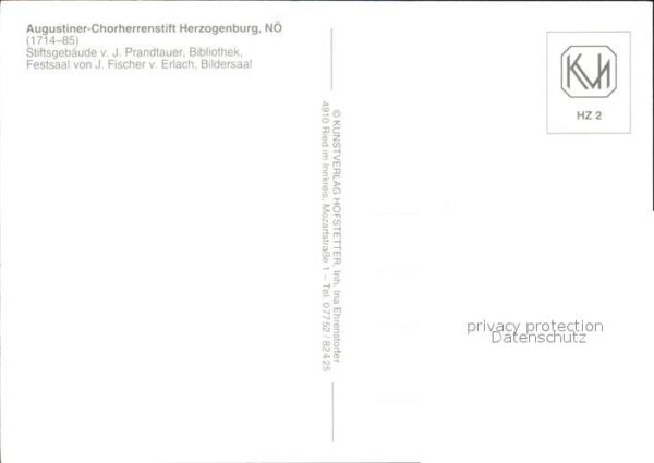 Herzogenburg Stift Chorherrenstift Festsaal Biliothe – Bild 2