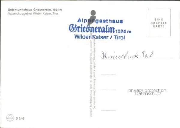 Wilder Kaiser Unterkunftshaus Griesneralm – Bild 2