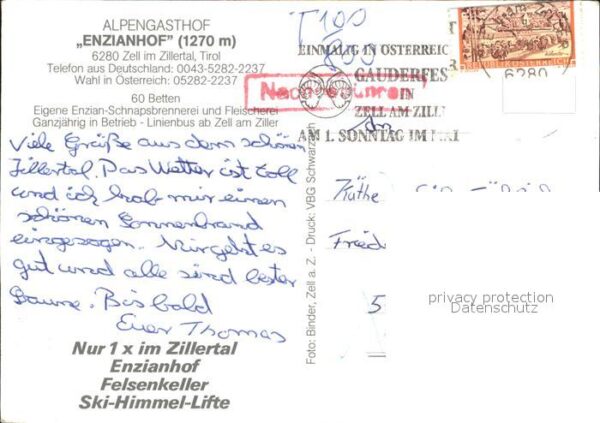 Zell Ziller Tirol Enzianhof Alpengasthof Winter – Bild 2
