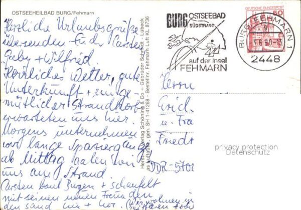 Burg Fehmarn Osteseeheilbad Ansicht Luftaufnahme – Bild 2