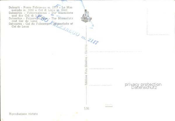 Marmolada Col di Lana Falzarego Passo – Bild 2