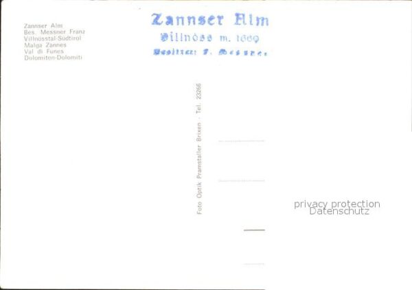 Villnoess Zannser Alm Dolomiten – Bild 2