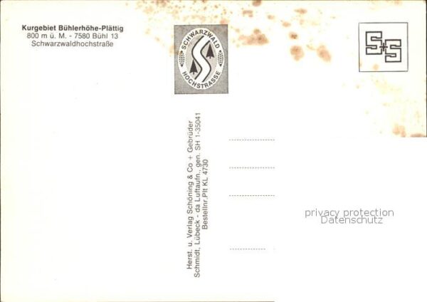 Plaettig Kurgebiet Bühlerhöhe – Bild 2
