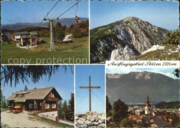 Kaernten Petzen Gipfelkreuz Berggasthof Kraut Si
