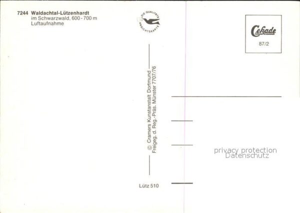 Waldachtal Lützenhardt Luftaufnahme Schwarzwald – Bild 2