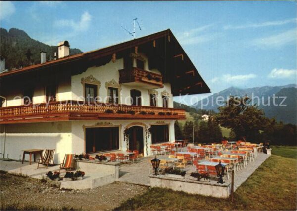 Ruhpolding Bergasthof Cafe Weingarten