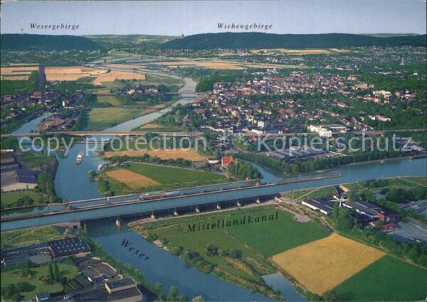 Minden Westfalen Wasserstrassenkreuz Westfälische Pforte