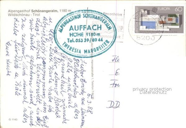 Wildschoenau Tirol Alpengasthof Schönangeralm – Bild 2