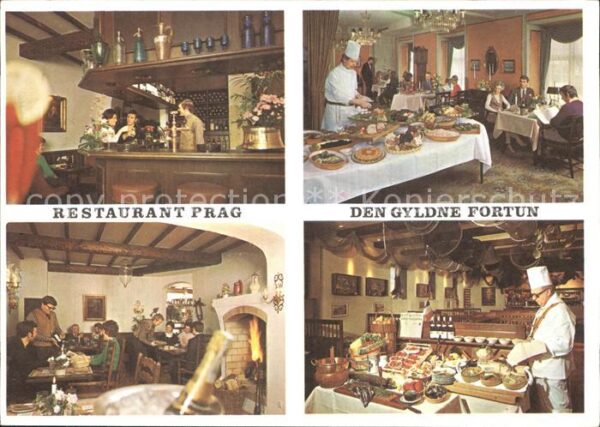 Kopenhagen Restaurant Prag Straßenkarte