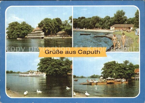 Caputh Gaststätte Am Fährhaus Standbad Seebad