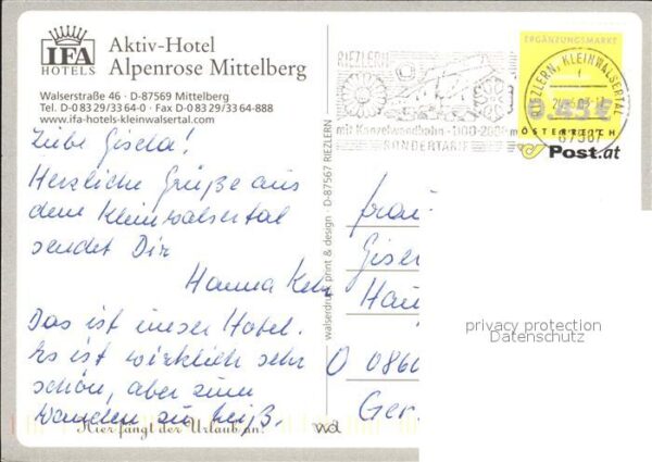 Mittelberg Kleinwalsertal Aktiv Hotel Alpenrose – Bild 2