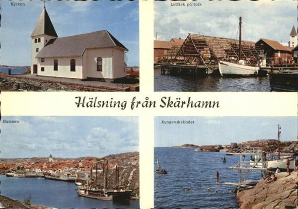 Schweden Skärhamn Kyrkan Hamnen