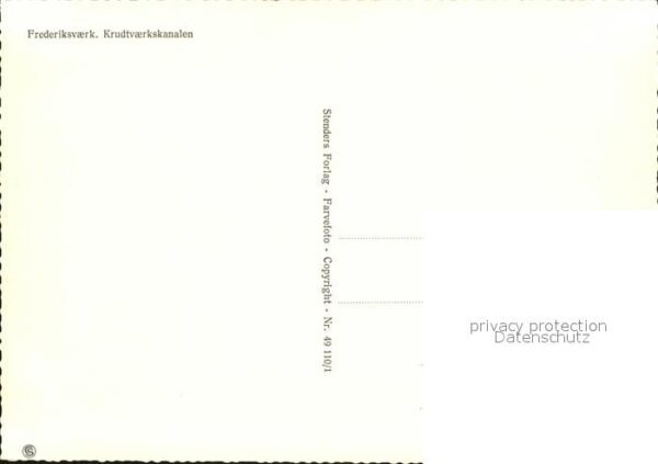 Schweden Frederiksvaerk Krudtvaerkskanalen – Bild 2