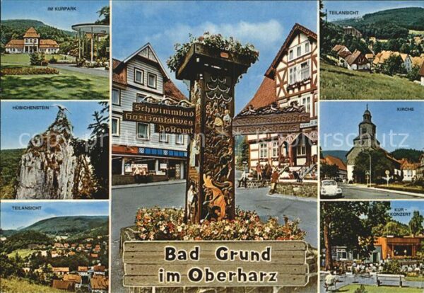 Bad Grund Kurpark Kirchen Hübichenstein