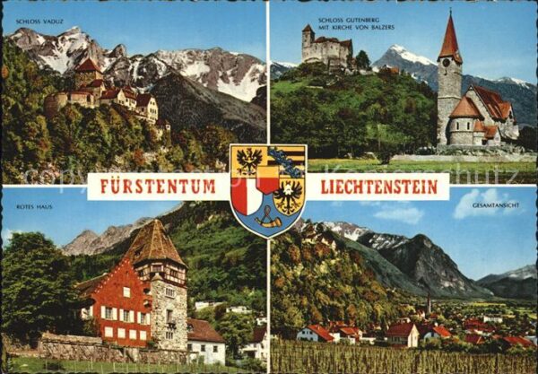 Liechtenstein  Fürstentum Schloss Guttenberg Rotes-Hau