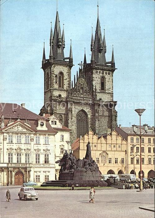 Prag Prahy Prague Altstädter Ring mit Teynkirche