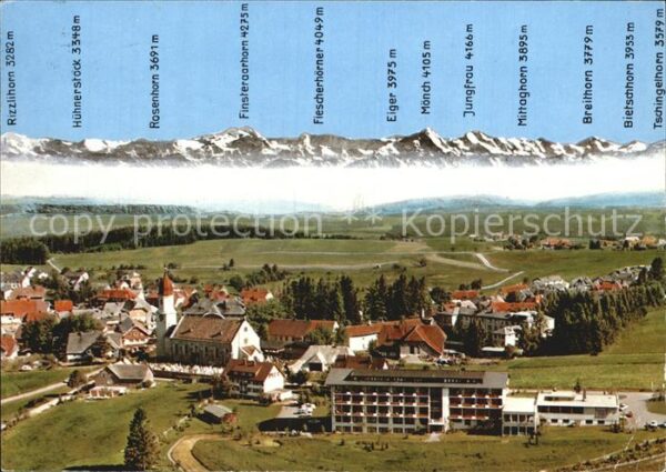 Hoechenschwand Fliegeraufnahme