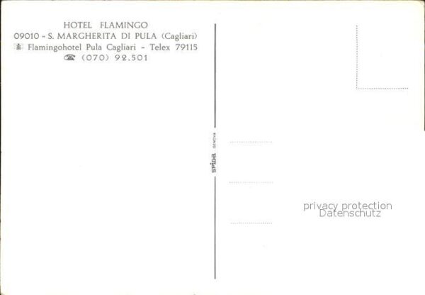 Santa Margherita Ligure Fliegeraufnahme Hotel Flamingo – Bild 2