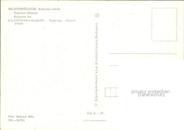 Balatonfoeldvar Kukorica Csarda – Bild 2
