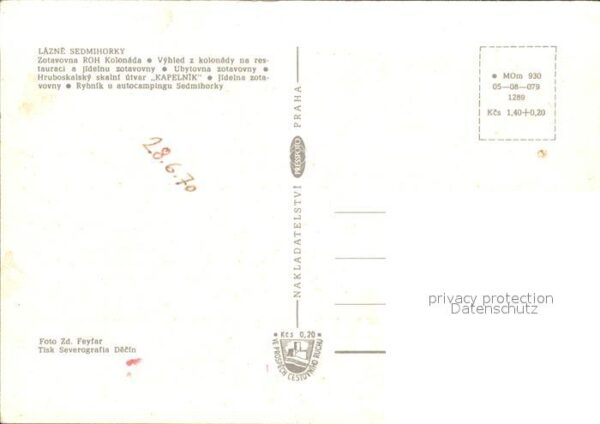 Lazne Sedmihorky Felsen ROH Kolonade – Bild 2