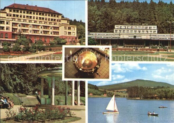 Lazne Luhacovice Partie am See Sanatorium