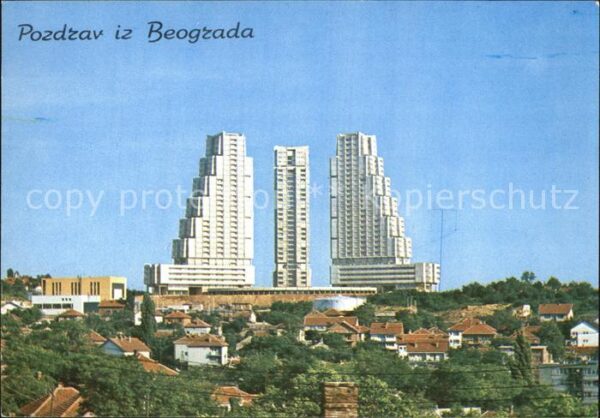 Beograd Belgrad Hochhäuser
