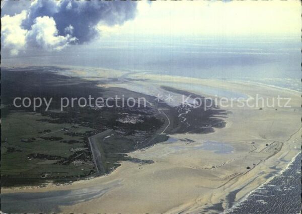 St Peter-Ording Fliegeraufnahme Strand
