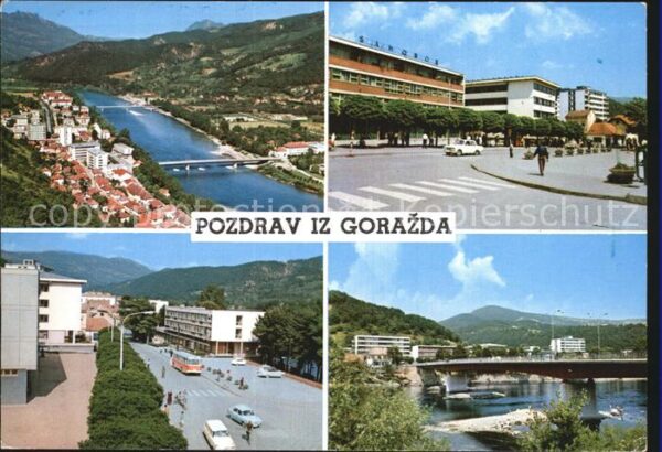 Gorazde Fliegeraufnahme