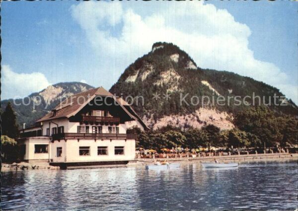 Fuschl See Salzkammergut Hotel Seerose mit Ellmaustein
