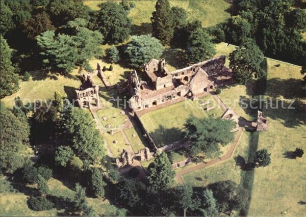 Dryburgh Abbey Fliegeraufnahme Berwickshire