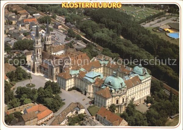 Klosterneuburg Fliegeraufnahme Augustiner Chorherrenst