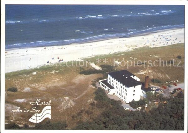 Dierhagen Ostseebad Fliegeraufnahme Hotel An der See mit St